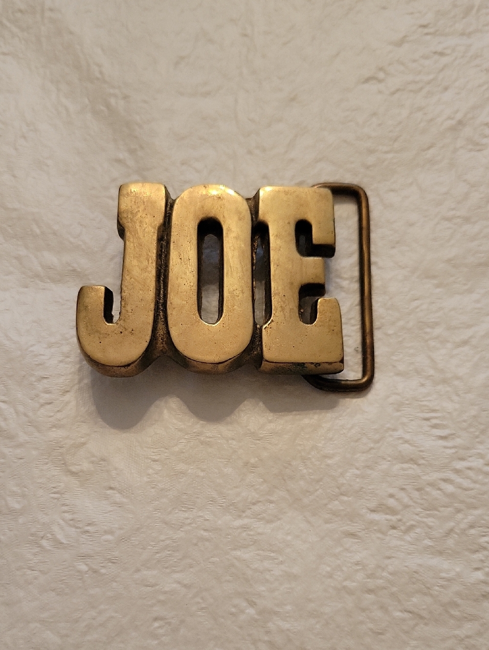 Vintage Solid Brass Belt Buckle